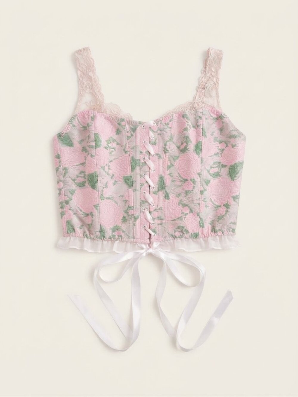 New! For Love And Lemons Maribel Bustier Corset Top XL 34741